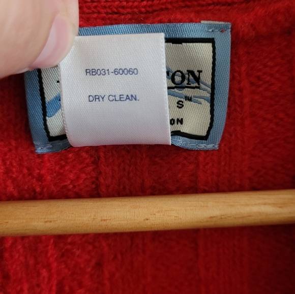 Vintage Pendleton 100% Wool 5 Button Vest, Women's XL, Bright Cherry Red - Picture 5 of 8